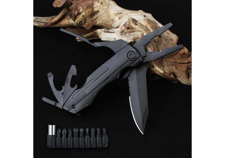 Multifunctional Knife Pliers Outdoor Home Portable Outdoor Survival Folding Knife Plier Screwdriver Hand Tool Car Emergency Tool 1420