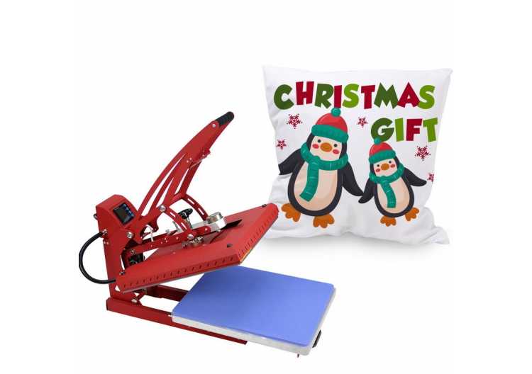 Auto-Open Sublimation Heat Press Machine With Slide-Out Drawer 40x50cm