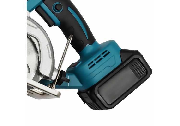4.9Inch Rechargeable Chainsaw with Charger Circular Saw 4.0Ah Battery Carbon Steel 110V 0-45