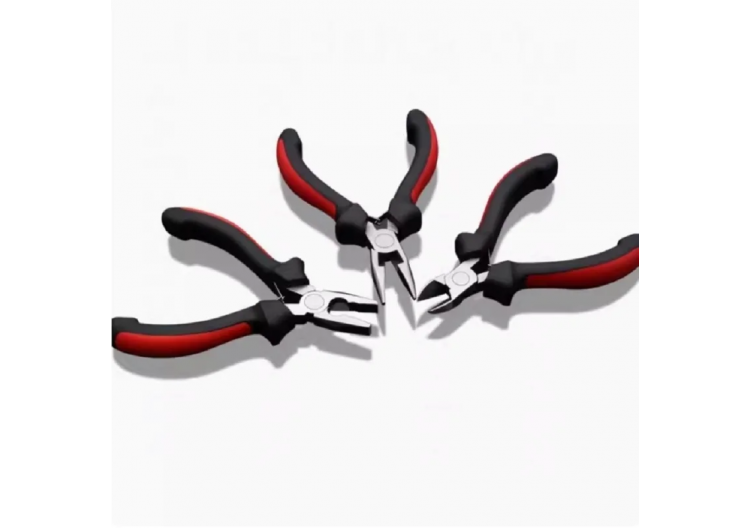 Mini Pliers Diagonal Pliers Wire Round Mouth Bent Long Needle Nose Cutter Handcraft Beading For DIY Small Jewelry Pliers Tools