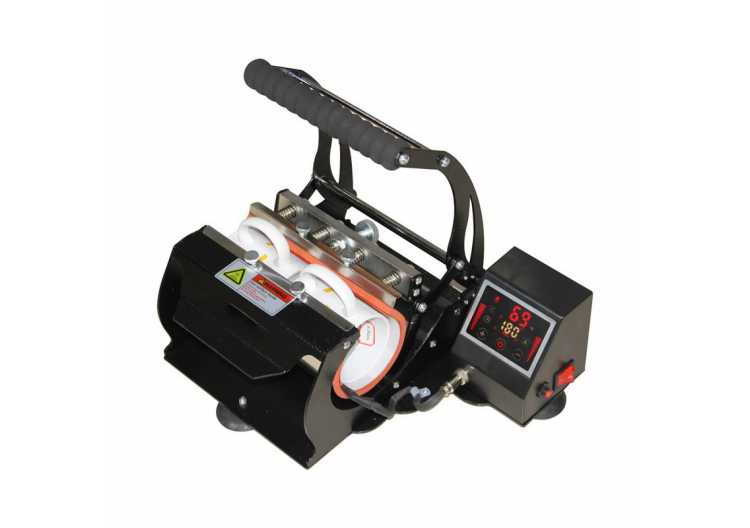 22oz Mug Printing Press Machine Cup Logo Transfer Double Station