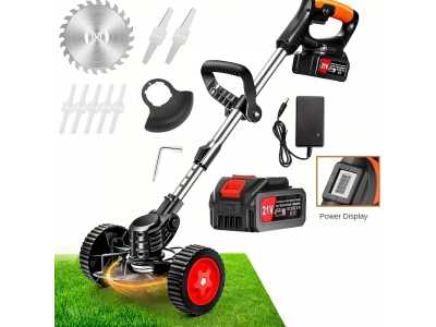The Latest Small Portable Wireless Electric Lawn Mower/weeding, With A Large-capacity Lithium Battery And Three Types Of Blades 1420