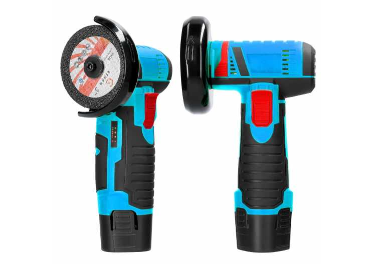 12V Cordless Electric Angle Grinder 19500rpm Lithium Battery Mini Polishing Grinding Machine Diamond Cutting Power Grinder 1420