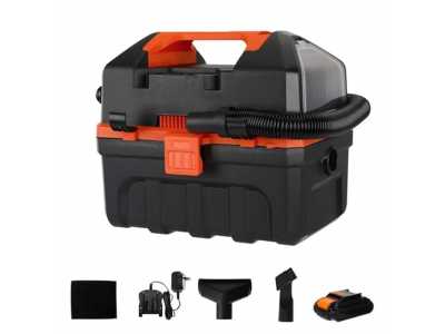 Cordless 20V 3 in 1 Wet Dry Vacuum Cleaner with Blower Function 2.64 Gallon 2 * 2.0 Ah Battery Included Tools Series Handheld 1420