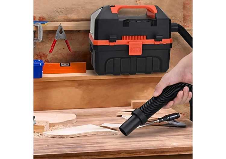 Cordless 20V 3 in 1 Wet Dry Vacuum Cleaner with Blower Function 2.64 Gallon 2 * 2.0 Ah Battery Included  Tools Series Handheld 1420