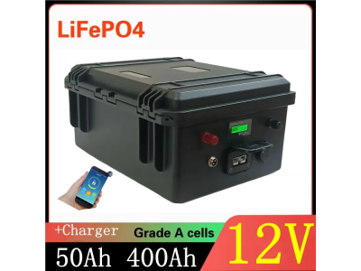 12V 200Ah 100AH 150AH 300Ah 400AH 500Ah 600Ah Lifepo4 lithium battery bluetooth BMS Power Supply for inverter fishing boat 44