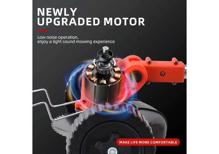 The Wireless Electric Lawn Mower Is Equipped with A Battery and 17 Blades, Suitable for Different Scenarios 1420