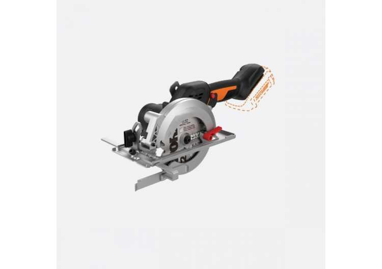 20V WORXSAW 4.5" CORDLESS COMPACT CIRCULAR SAW WITH BRUSHLESS MOTOR - TOOL ONLY