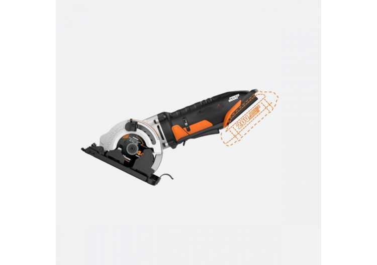 20V 3-3/8" WORXSAW COMPACT CIRCULAR SAW - TOOL ONLY